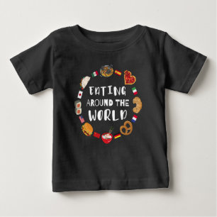 Ätande värld runt t shirt