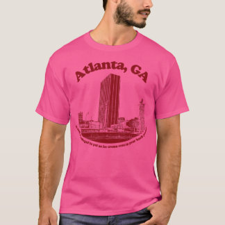 Atanta Georgia Retro Humor Tourist Design T Shirt