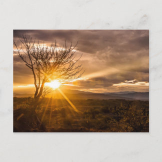 Atardecer en el desierto Tatacoa Vykort