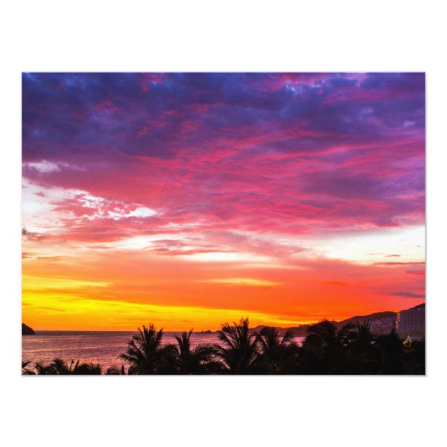 Atardecer en Vallarta | Fotografía en Venta Fototryck (Framsidan)