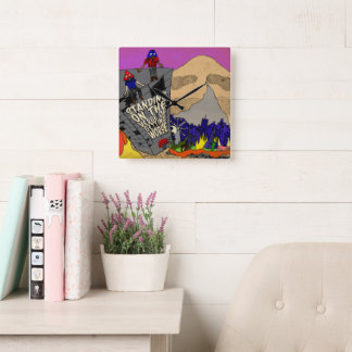 ATARI+MARI Album Clock Fyrkantig Klocka