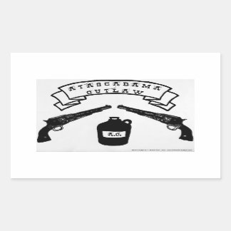 Atascabama Sticker Rektangulärt Klistermärke
