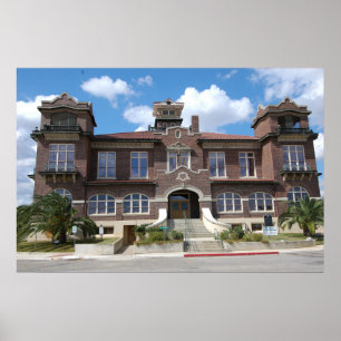 Atascosa County domstol, Jourdandon, Texas Poster