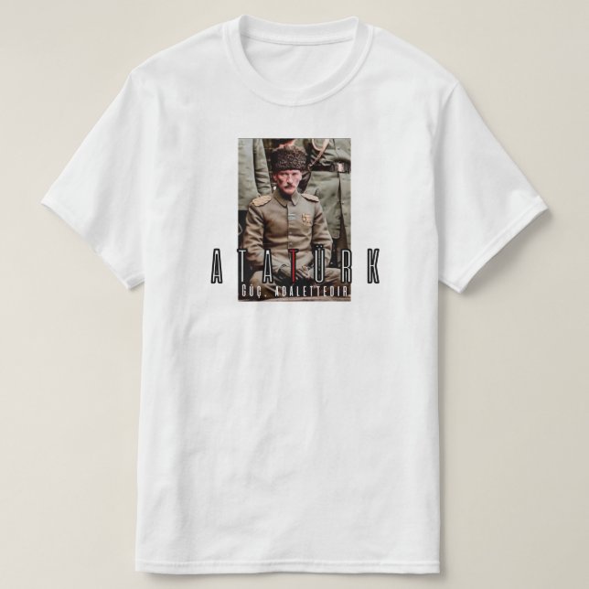 Atatürk Zitat  T Shirt (Design framsida)