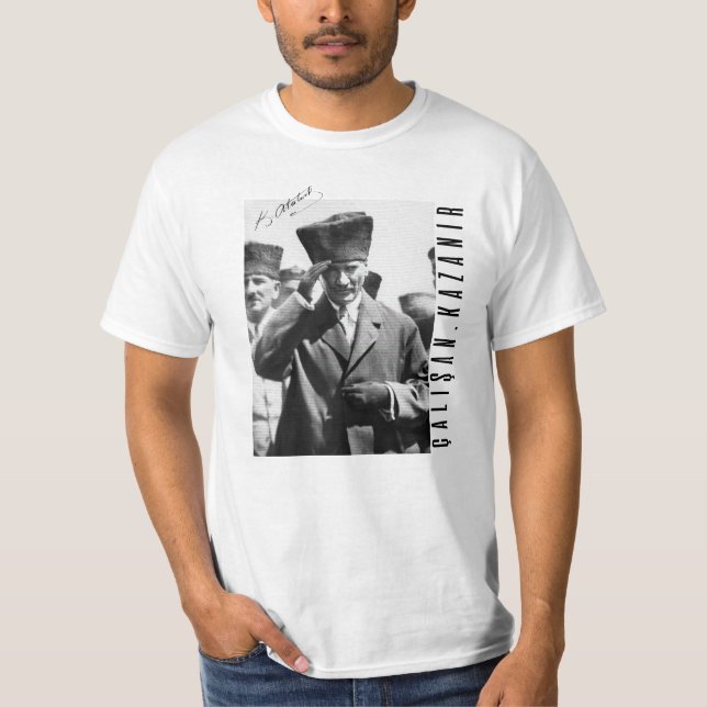 Atatürk Zitat  T Shirt (Framsida)