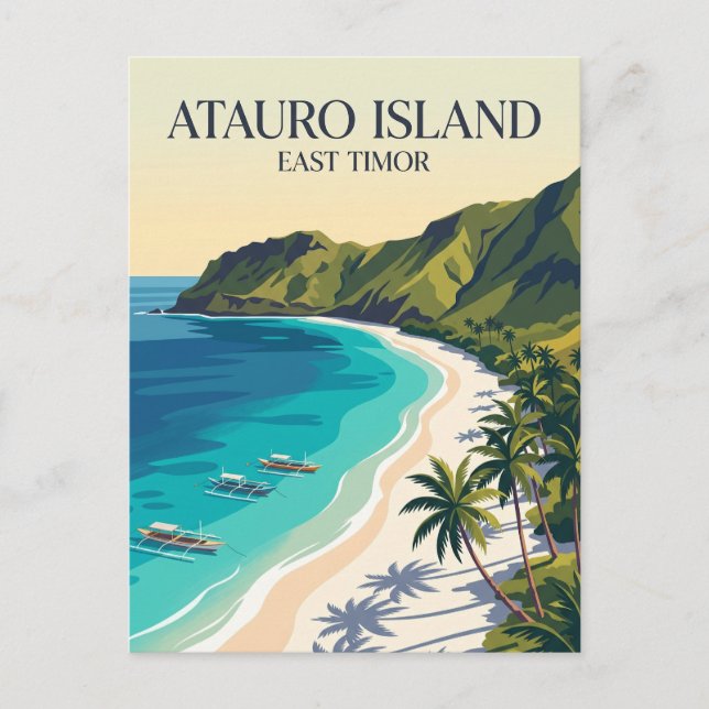 Atauro Island Östtimor Vykort (Framsida)