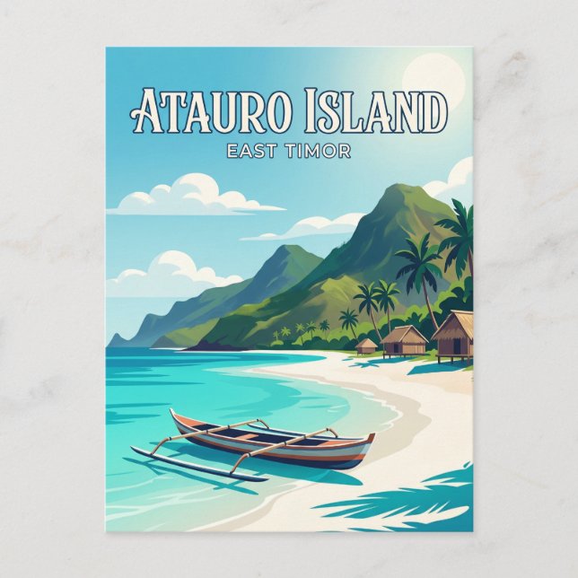 Atauro Island Östtimor Vykort (Framsida)