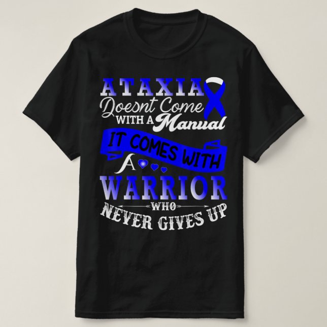 Ataxi Awareness Warrior Family Support T-Shirt34 T Shirt (Design framsida)
