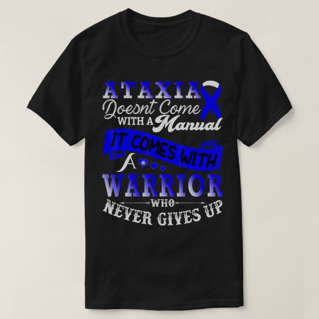 Ataxi Awareness Warrior Family Support T-Shirt34 T Shirt (Design framsida)