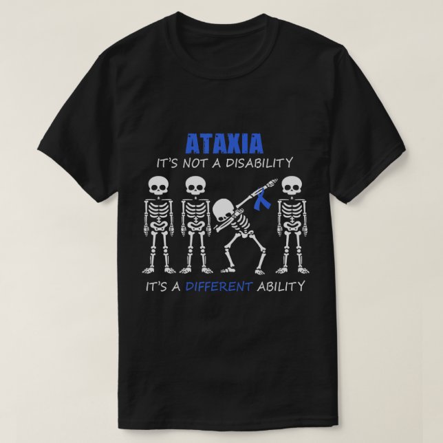 Ataxi Det är inte ett handikapp. T Shirt (Design framsida)