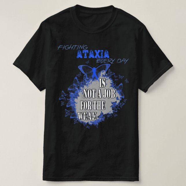 Ataxi Medvetenhet T-Shirt22 T Shirt (Design framsida)