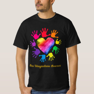 Ataxi Telangiectasia Awareness Händer Ataxi Telan T Shirt