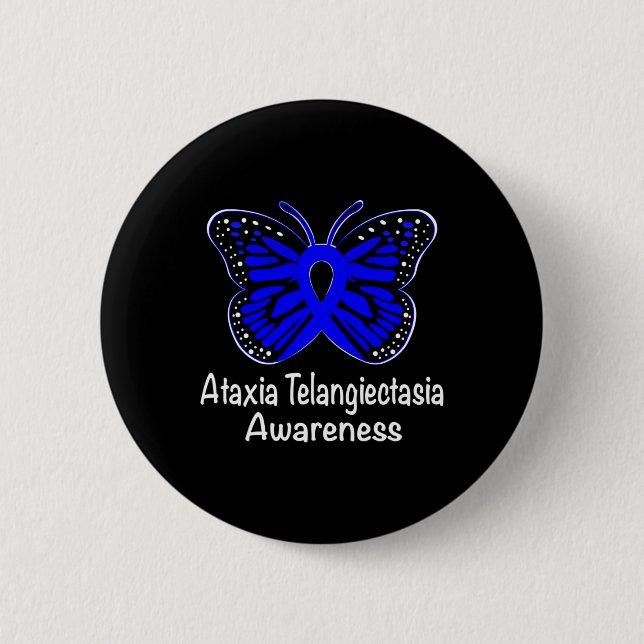 Ataxi Telangiectasia Awareness Warrior Support Bl Knapp (Framsida)