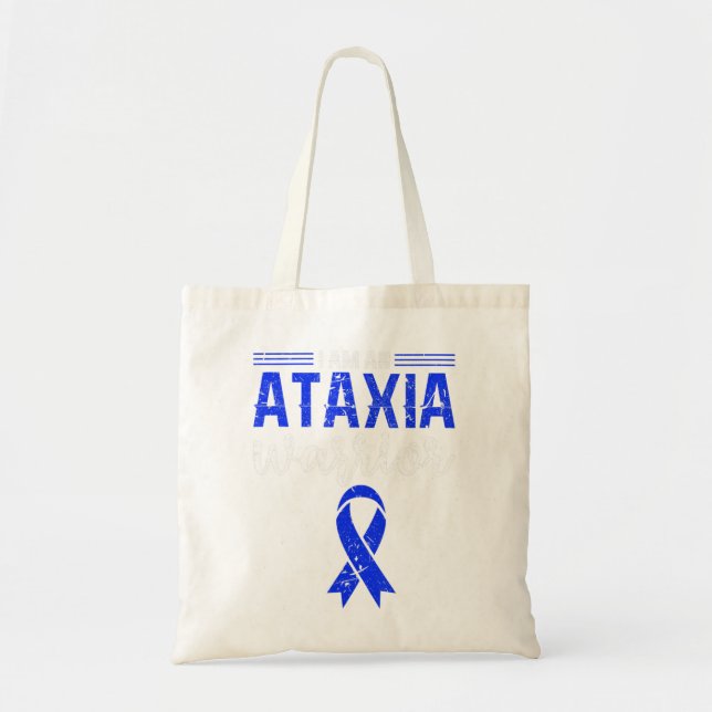 Ataxi Warrior Blue Ribbon Försämrad samordning A Tygkasse (Framsidan)