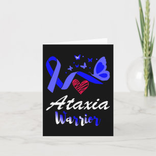 Ataxi Warrior Butterfly Awareness Support Kort