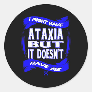 Ataxia Awareness 4  Runt Klistermärke