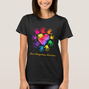 Ataxia Telangiectasia Medvetenhet Händer Ataxia Te T Shirt