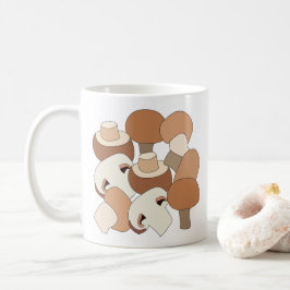 Ätbar Svamp Sökare Mykolog Kaffemugg