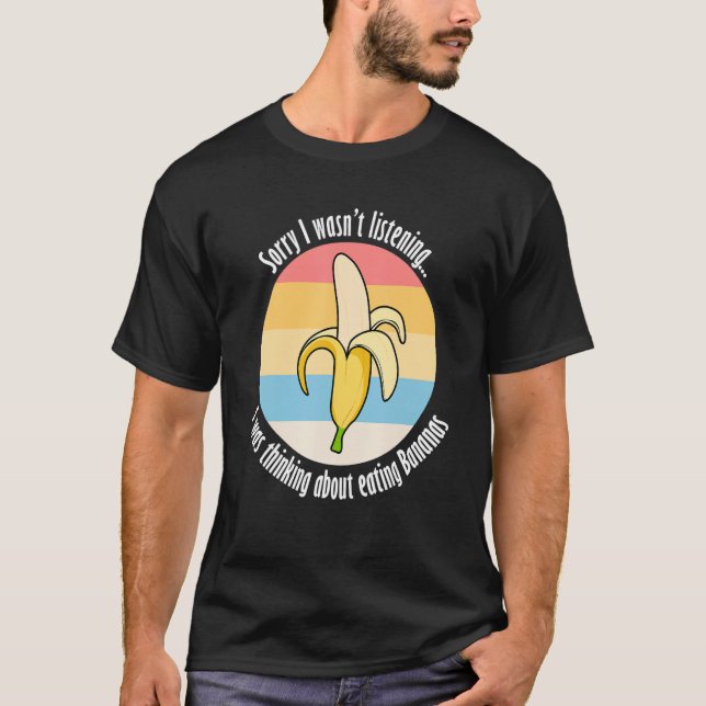 Ätbara frukter av bananer (Cute Exotic Fruits) T Shirt (Framsida)