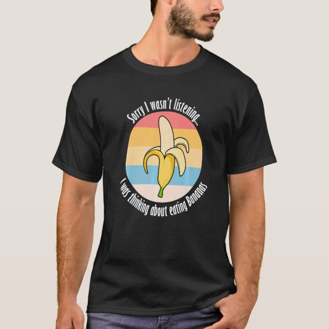 Ätbara frukter av bananer (Cute Exotic Fruits) T Shirt (Framsida)