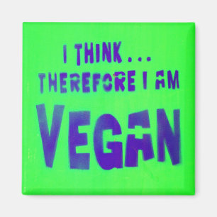 Ätbara växter för Vegan-Kärlekar Magnet