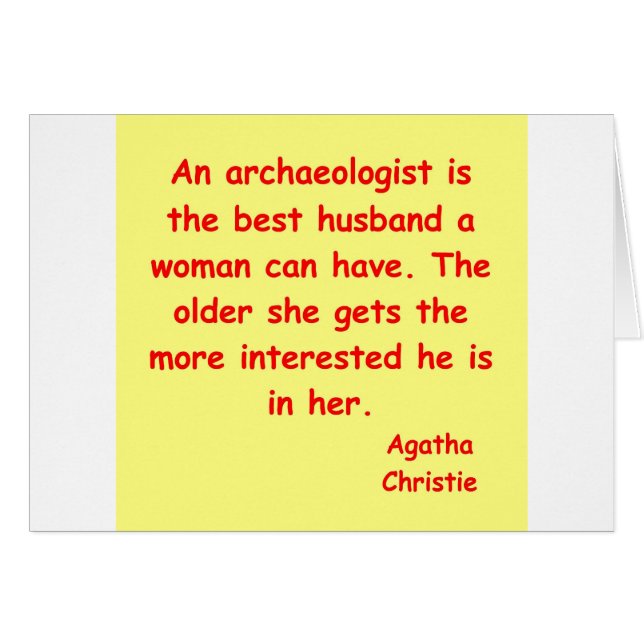 atchaeologistmake hälsningskort (Framsidan Horizontal)