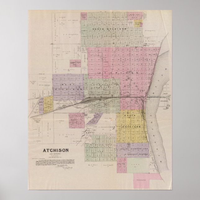 Atchison and vicinity, Kansas Poster (Framsidan)