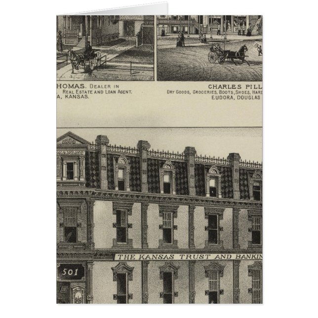 Atchison, Kansas Hälsningskort (Framsidan)