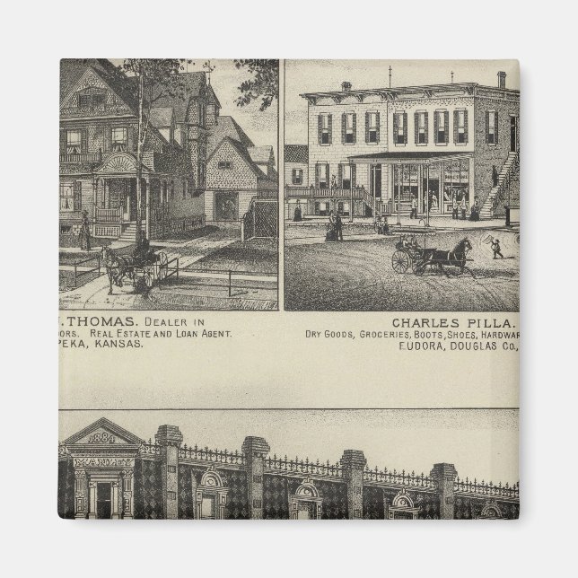 Atchison, Kansas Magnet (Framsidan)