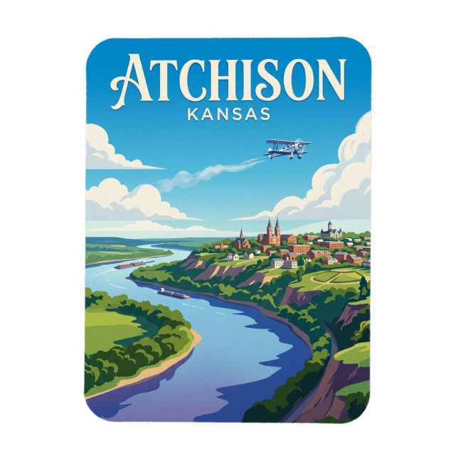 Atchison Kansas Magnet (Vertikal)