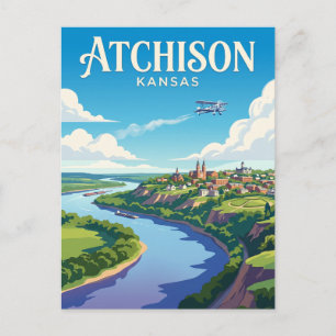 Atchison Kansas Vykort