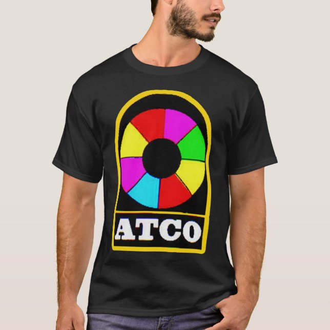 ATCO-POSTER VINYL STICKER OCH SHIRT Classic T-Sh T Shirt (Framsida)