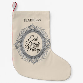 Ätdroppen ska vara Merry Silver Löv Wandan Namn Iv Liten Julstrumpa