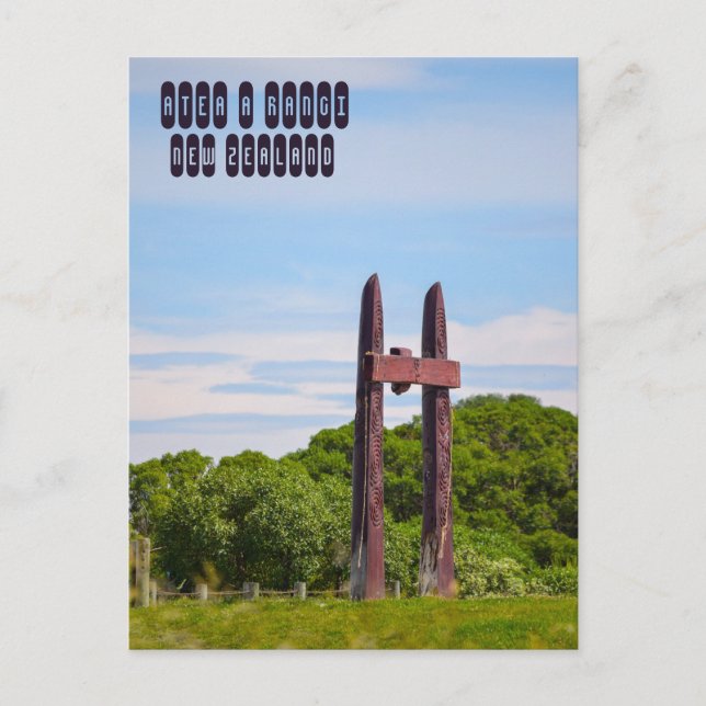 Ātea a Rangi i Nya Zeeland Vykort (Framsida)