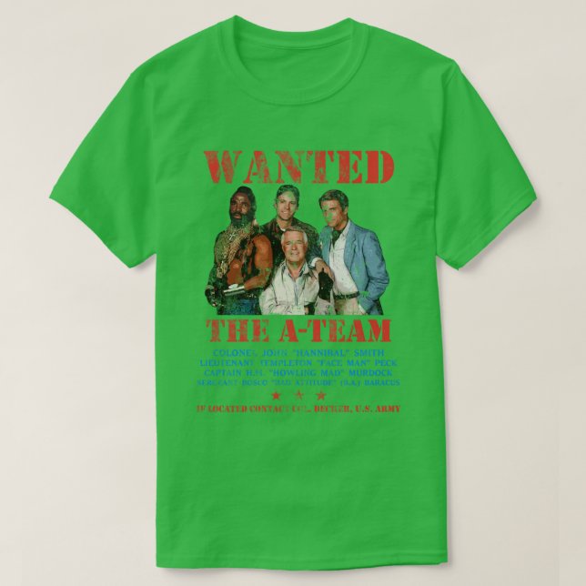 ATeam-Poster T Shirt (Design framsida)