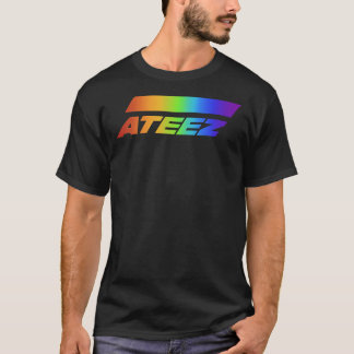 Ateez Rainbow Logotyp Classic T-Shirt