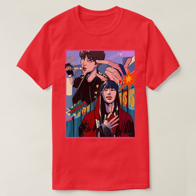 ATEEZ Yunho och Mingi Rocky MV T Shirt (Design framsida)