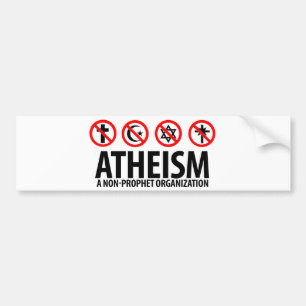 Ateism: EnProfet organisation Bildekal
