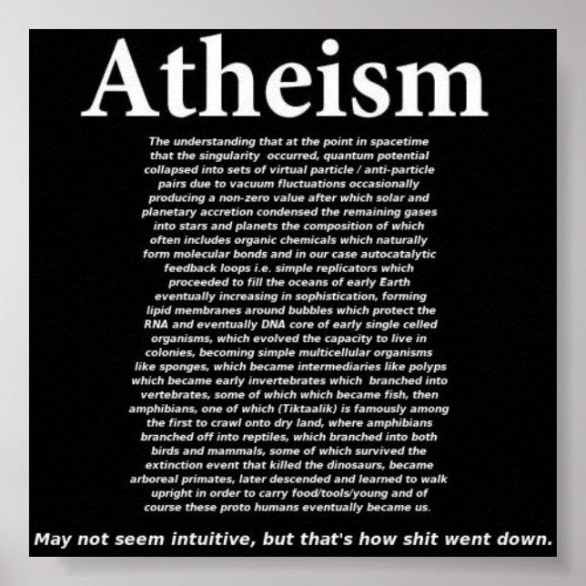 Ateism Poster (Framsidan)