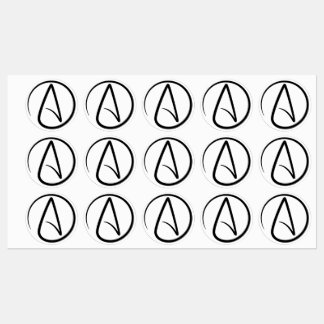 Ateism Symbol - Ateist-tecken Klistermärke