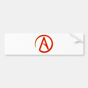 Ateism Symbol Bildekal