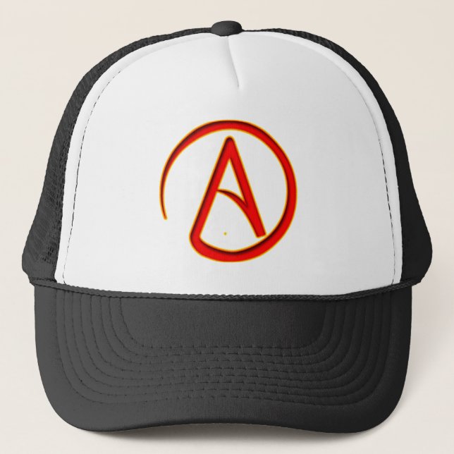 Ateismsymbol Truckerkeps (Framsida)