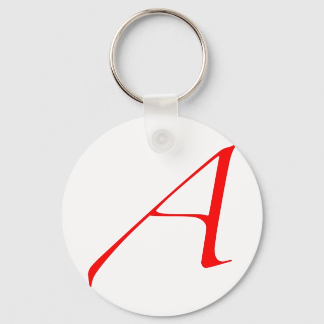 Ateist "A"-logotyp Nyckelring (Framsida)