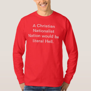 Ateist/agnostiskt t-shirt