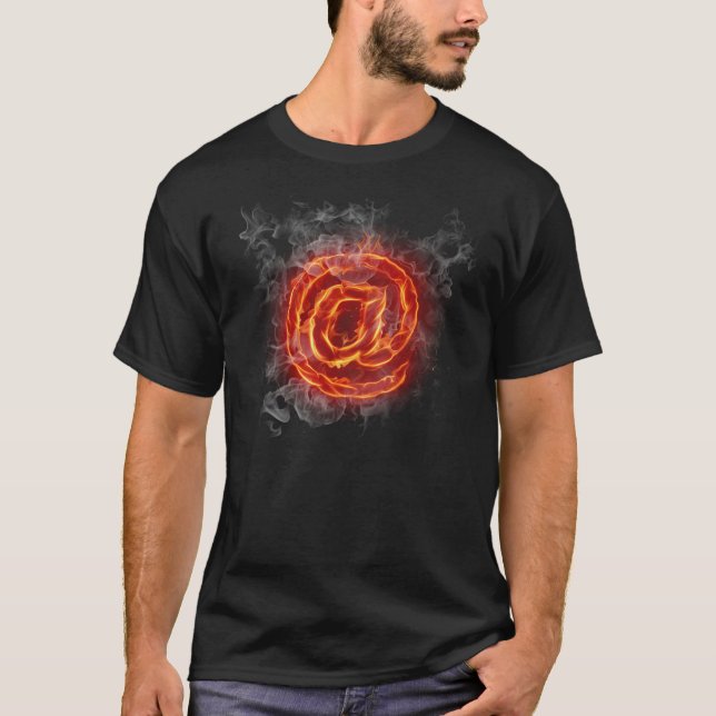 Ateist - bränning A @ T-shirt (Framsida)