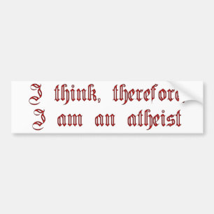 Ateist Cogito Bildekal