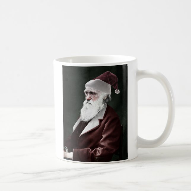 Ateist - Darwin jul som jultomten Kaffemugg (Höger)