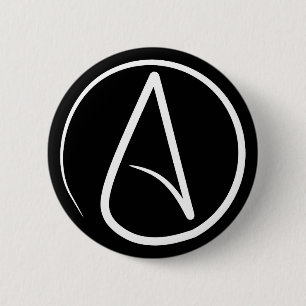 Ateist emblem knapp