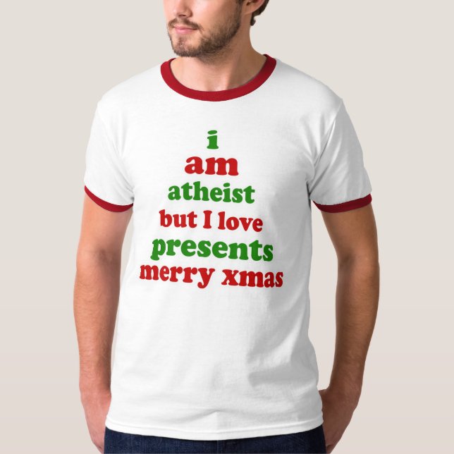 Ateist-jul T-shirt (Framsida)
