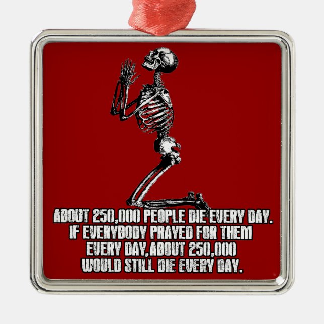 Ateist Julgransprydnad Metall (Framsidan)